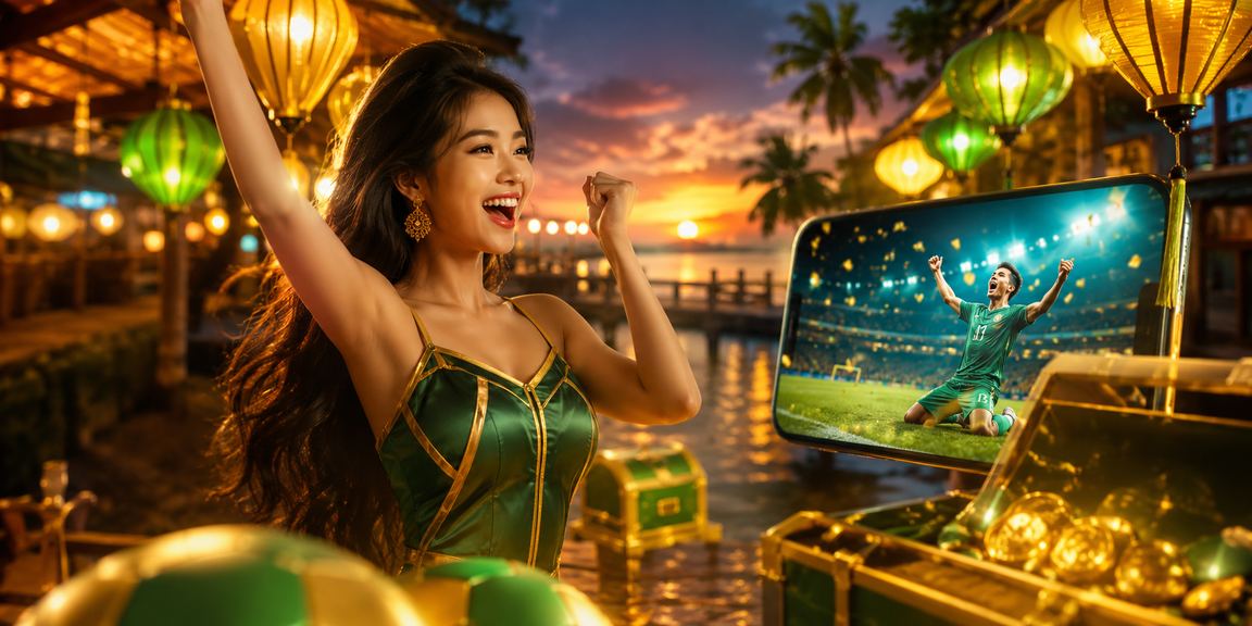 Khung cảnh chợ đêm Phú Quốc với người dùng đang truy cập nền tảng giải trí xsst trên điện thoại